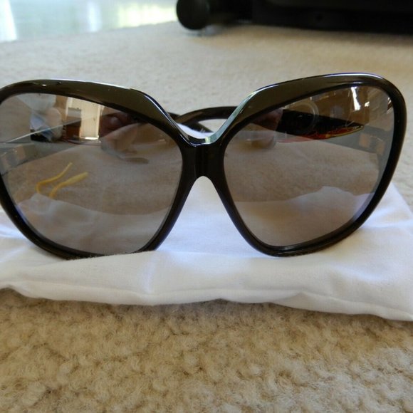 DVB VICTORIA BECKHAM OVERSIZE SUNGLASSES - BROWN - Picture 1 of 6